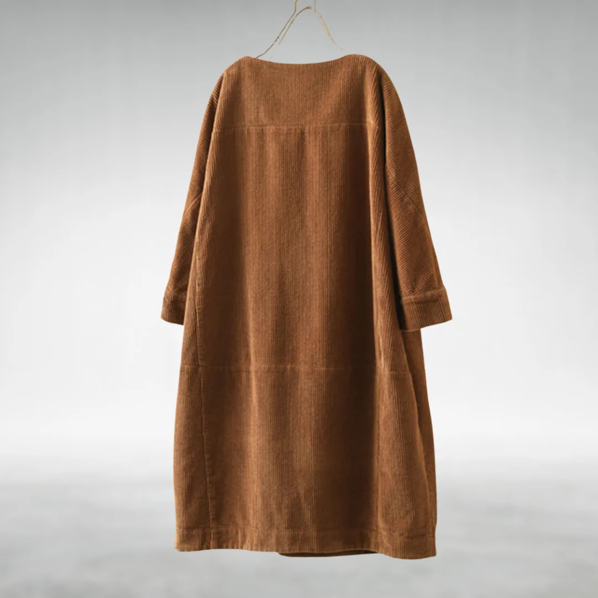 Amy™ | Relaxed Corduroy Midi Dress