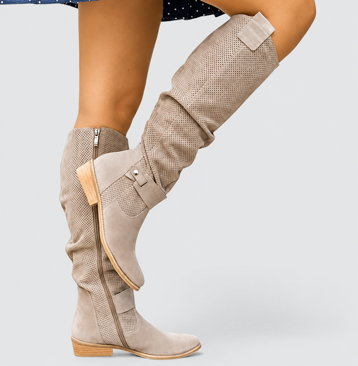 Rebekah - Cushioned Western Ankle Boots