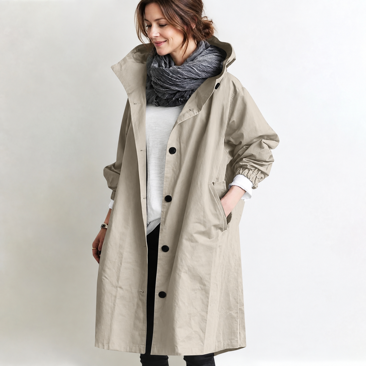 Marina | Hooded Longline Coat