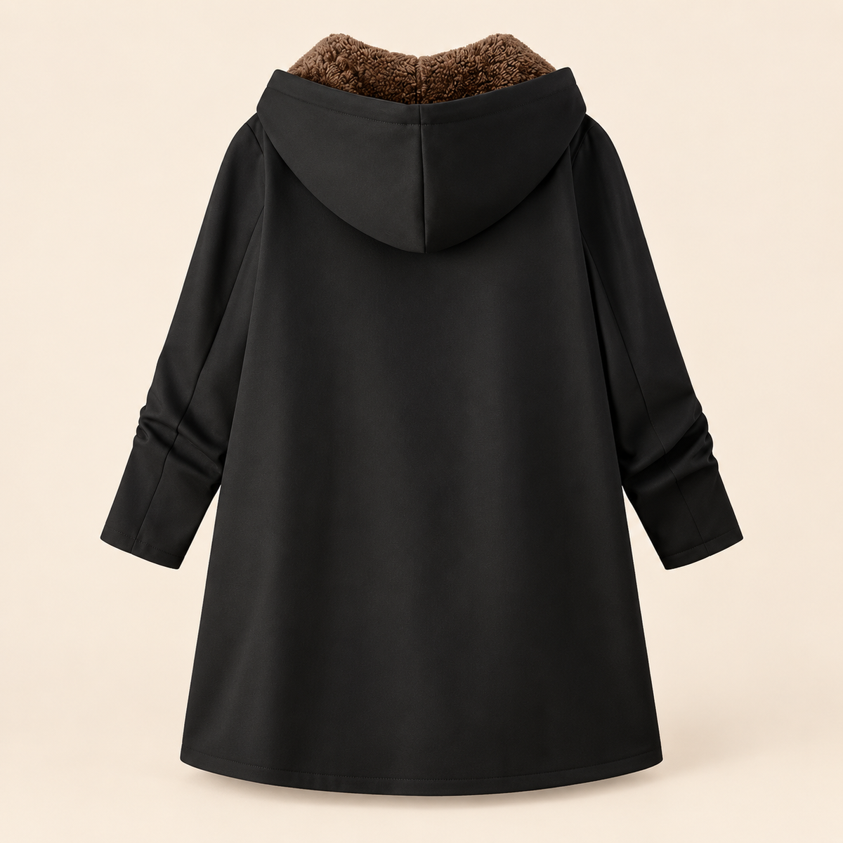 Evelyn™ | Cozy Sherpa-Lined Hooded Coat