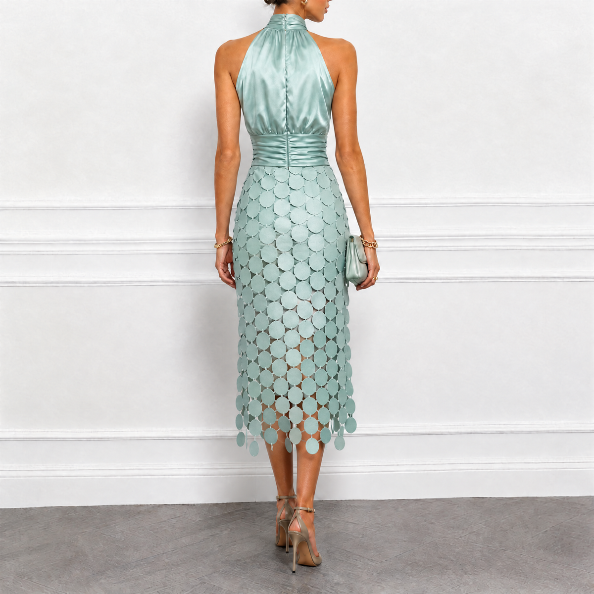 Celine | Elegant Midi Dress For Ceremonies