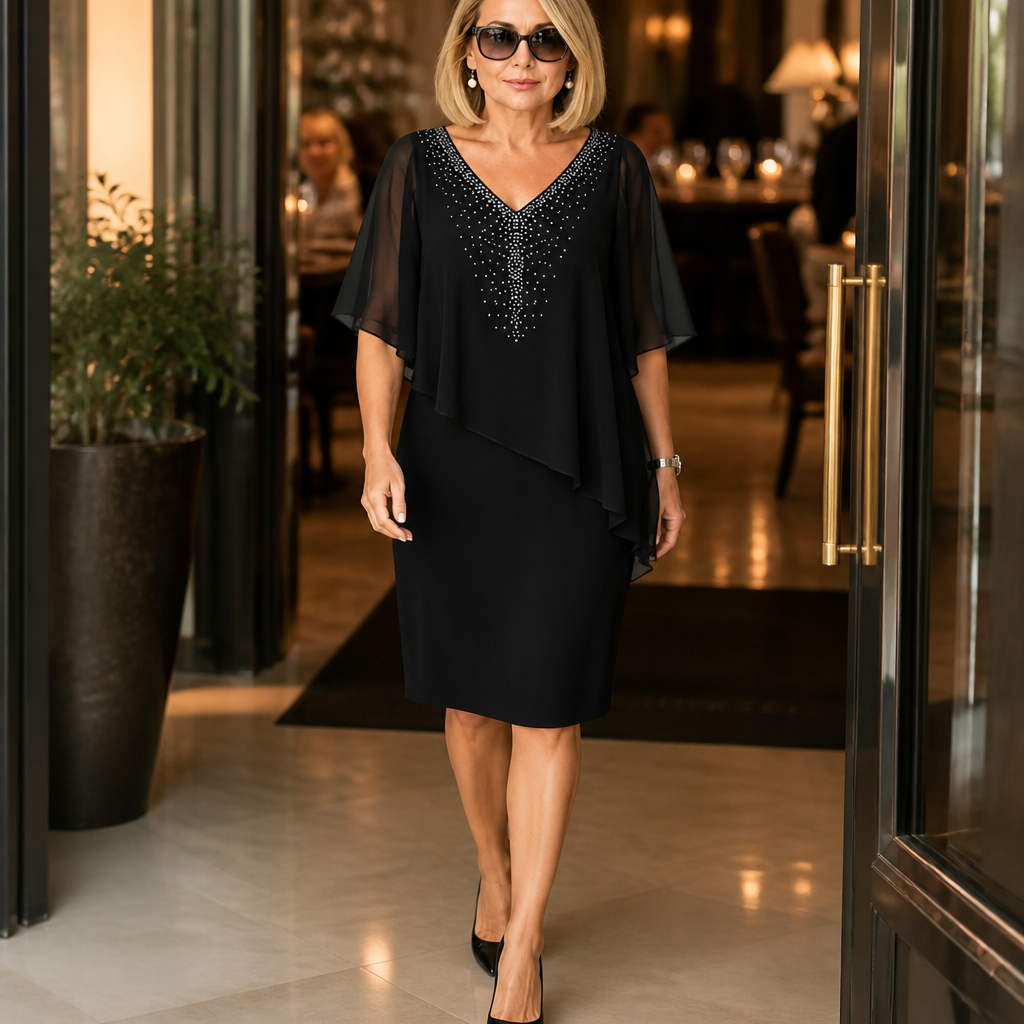Joise | Elegant Draped Dress