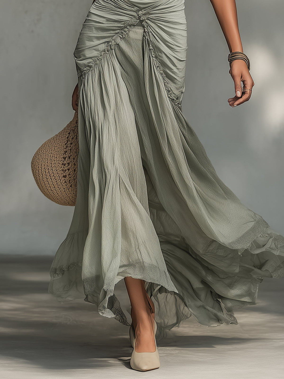 The Dagmar Off-Shoulder Maxi Dress