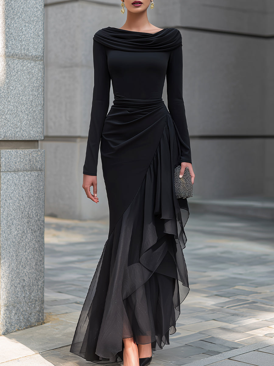 The Drusilla Cowl Maxi Dress