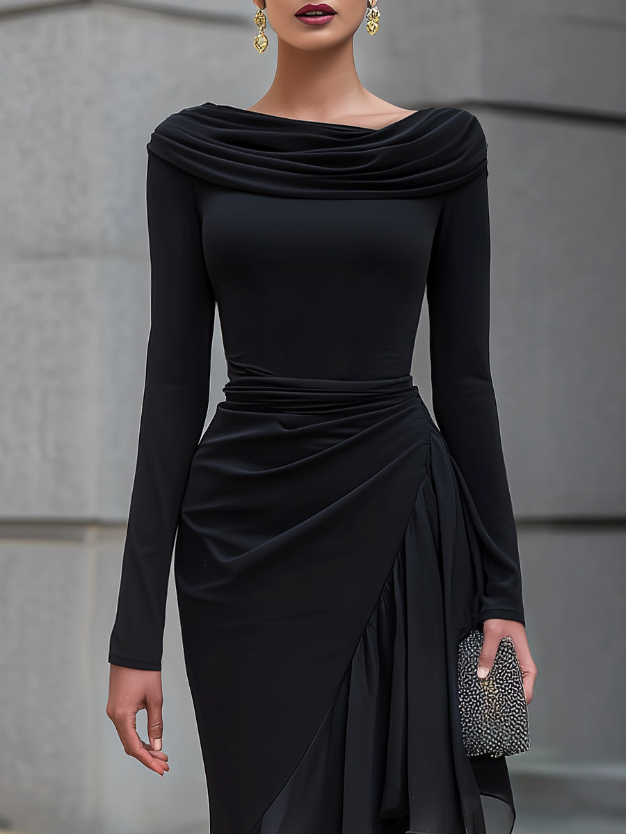The Drusilla Cowl Maxi Dress