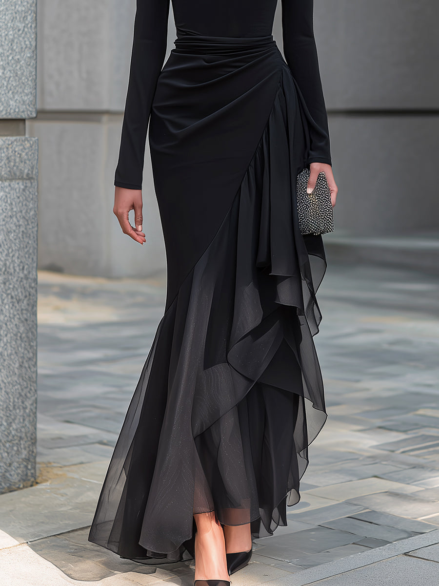 The Drusilla Cowl Maxi Dress