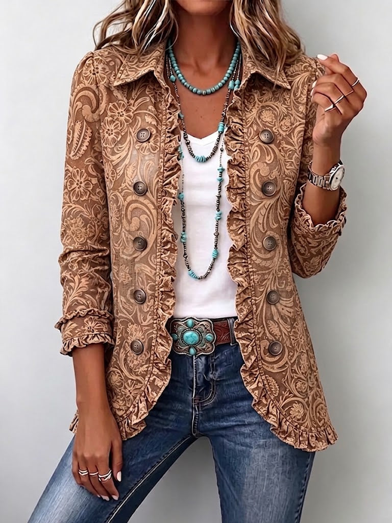 The Delphia Floral Jacket